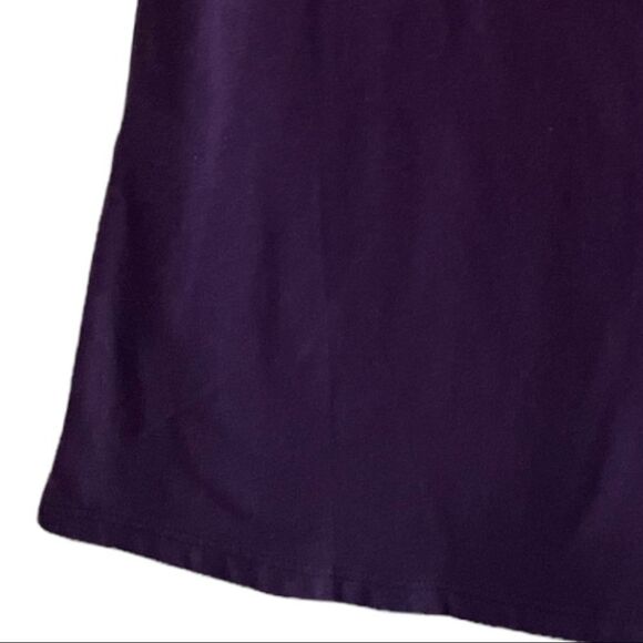 NWT🏷 WHITE HOUSE | BLACK MARKET Cotton Purple Tank w/decorative buttons, Sz XS - Picture 5 of 9